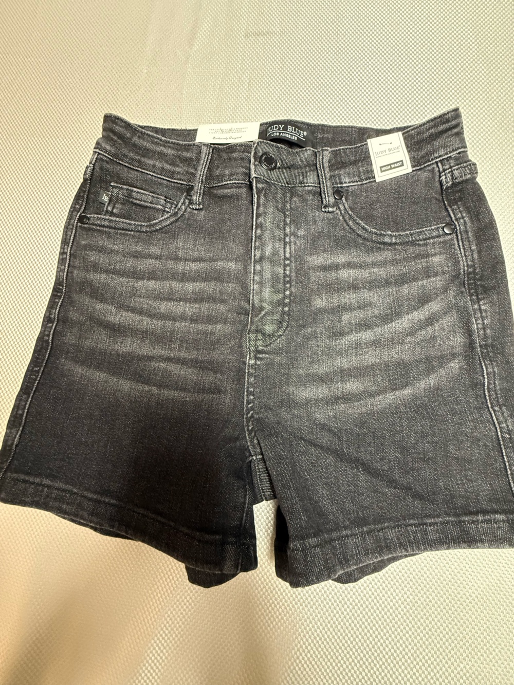 Judy Blue Women's Black Washed Jean Shorts